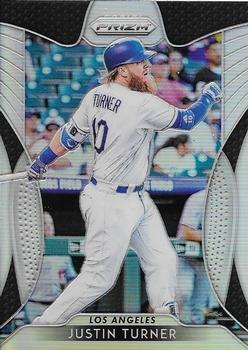 2019 Panini Prizm - Silver #16 Justin Turner Front