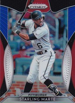 2019 Panini Prizm - Red, White, & Blue #73 Starling Marte Front