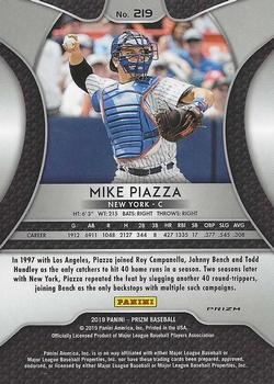 2019 Panini Prizm - Red, White, & Blue #219 Mike Piazza Back