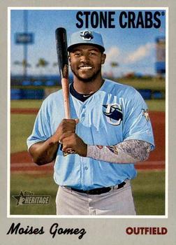 2019 Topps Heritage Minor League #4 Moises Gomez Front