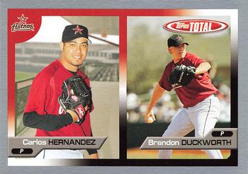 2005 Topps Total - Silver #642 Carlos Hernandez / Brandon Duckworth Front