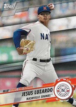 2019 Topps Pro Debut - MiLB Leaps and Bounds #LB-JL Jesus Luzardo Front