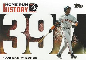 2005 Topps Updates & Highlights - Barry Bonds Home Run History #BB 397 Barry Bonds Front