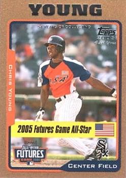 2005 Topps Updates & Highlights - Gold #UH219 Chris Young Front