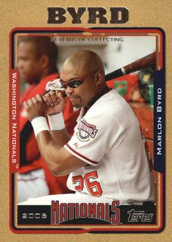 2005 Topps Updates & Highlights - Gold #UH55 Marlon Byrd Front