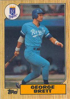 2007 Topps Kansas City Royals 1987 Retro Card Collection SGA #400 George Brett Front