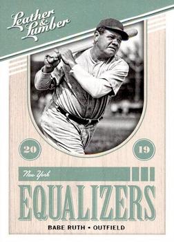 2019 Panini Leather & Lumber - Equalizers #EQ-2 Babe Ruth Front