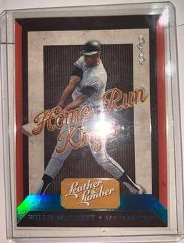 2019 Panini Leather & Lumber - Home Run Kings Platinum Blue #HRK-3 Willie McCovey Front