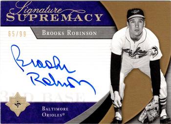 2005 UD Ultimate Signature Edition - Supremacy #SS-BR Brooks Robinson Front