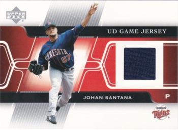 2005 Upper Deck - UD Game Jerseys #GJ-JS Johan Santana Front