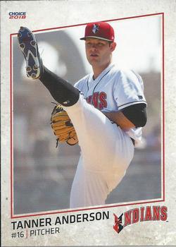 2018 Choice Indianapolis Indians #01 Tanner Anderson Front