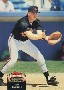 1992 Stadium Club #383 Jeff Tackett Front