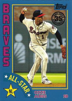 2019 Topps - 1984 Topps Baseball 35th Anniversary All-Stars Blue #84AS-OA Ozzie Albies Front