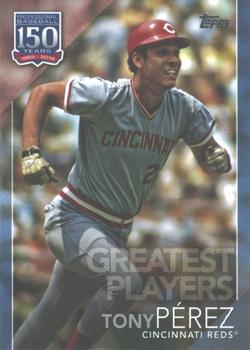 2019 Topps - 150 Years of Professional Baseball - Greatest Players Blue #GP-32 Tony Perez Front