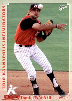 2010 MultiAd Kannapolis Intimidators #1 Daniel Wagner Front