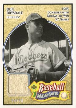2005 Upper Deck Baseball Heroes - Memorabilia #113 Don Drysdale Front