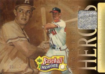 2005 Upper Deck Baseball Heroes - Memorabilia #120 Eddie Mathews Front