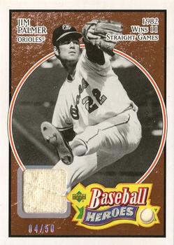 2005 Upper Deck Baseball Heroes - Memorabilia Bronze #39 Jim Palmer Front