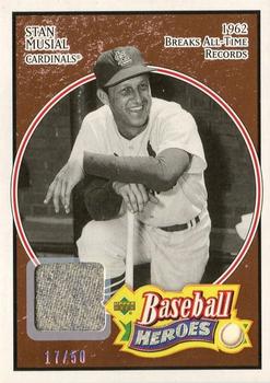 2005 Upper Deck Baseball Heroes - Memorabilia Bronze #73 Stan Musial Front