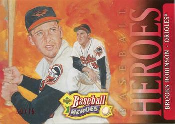 2005 Upper Deck Baseball Heroes - Red #10 Brooks Robinson Front