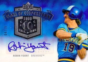 2005 Upper Deck Hall of Fame - Class of Cooperstown Autograph Silver #CC-RY1 Robin Yount  Front