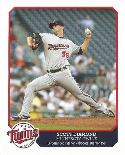 2013 Minnesota Twins Photocards #NNO Scott Diamond Front