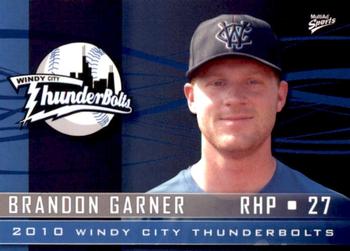 2010 MultiAd Windy City ThunderBolts #9 Brandon Garner Front