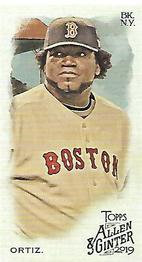 2019 Topps Allen & Ginter - Mini #132 David Ortiz Front