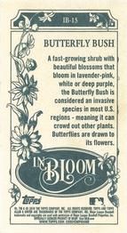 2019 Topps Allen & Ginter - In Bloom #IB-15 Butterfly Bush Back