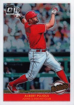 2019 Donruss Optic - Highlights #H2 Albert Pujols Front