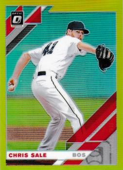 2019 Donruss Optic - Lime Green #102 Chris Sale Front