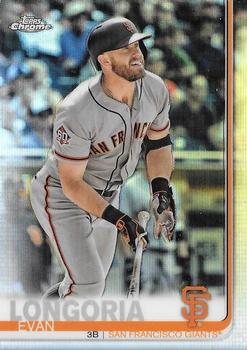 2019 Topps Chrome - Refractor #94 Evan Longoria Front