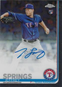 2019 Topps Chrome - Rookie Autographs #RA-JS Jeffrey Springs Front