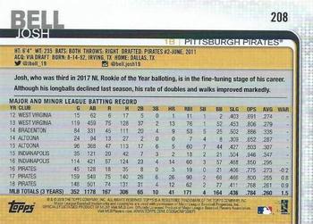 2019 Topps On-Demand MLB 3D #208 Josh Bell Back