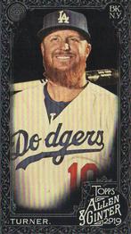 2019 Topps Allen & Ginter X - Mini #372 Justin Turner Front