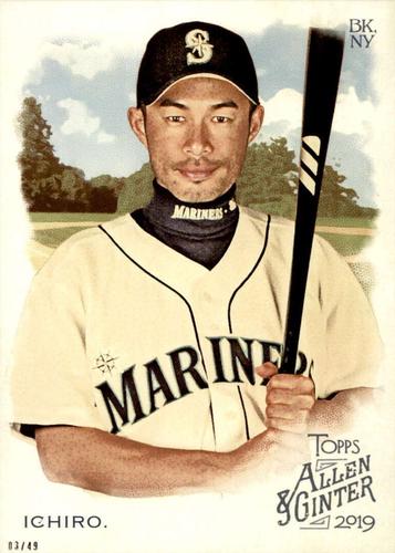 2019 Topps Allen & Ginter 5x7 #60 Ichiro Front