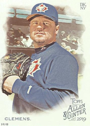 2019 Topps Allen & Ginter 5x7 #66 Roger Clemens Front