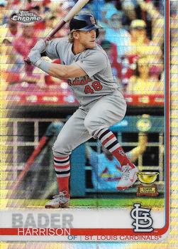 2019 Topps Chrome - X-Fractor #13 Harrison Bader Front