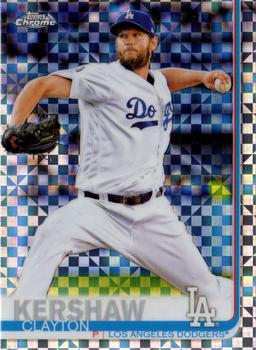 2019 Topps Chrome - X-Fractor #112 Clayton Kershaw Front