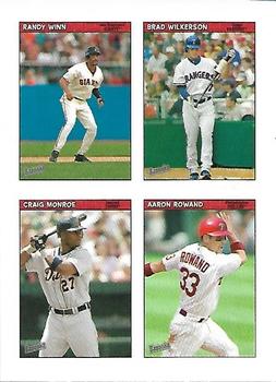 2006 Bazooka - 4-on-1 Stickers #37 Aaron Rowand / Brad Wilkerson / Craig Monroe / Randy Winn Front