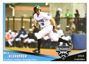 2019 Grandstand Hudson Valley Renegades #NNO Hill Alexander Front