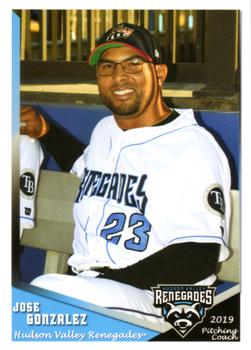 2019 Grandstand Hudson Valley Renegades #NNO Jose Gonzalez Front