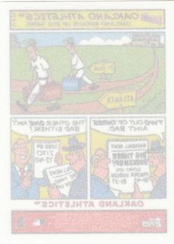 2006 Bazooka - Comics #17 Oakland Athletics Back