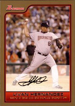 2006 Bowman - Gold #109 Livan Hernandez Front