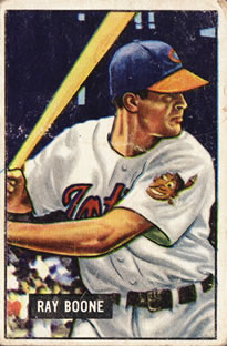 1951 Bowman #54 Ray Boone Front