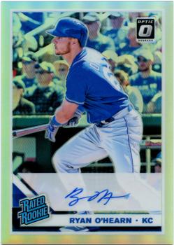2019 Donruss Optic - Rated Rookies Signatures Holo #RRS-RO Ryan O'Hearn Front