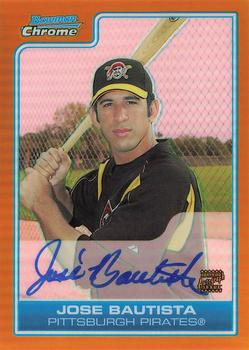 2006 Bowman Chrome - Prospects Gold Refractors #BC242 Jose Bautista Front