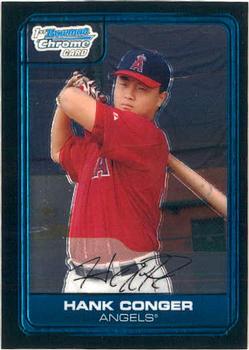 2006 Bowman Draft Picks & Prospects - Chrome Draft Picks #DP3 Hank Conger Front