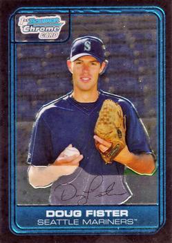 2006 Bowman Draft Picks & Prospects - Chrome Draft Picks #DP38 Doug Fister Front