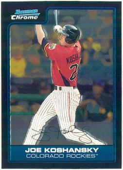 2006 Bowman Draft Picks & Prospects - Chrome Futures Game Prospects #FG25 Joe Koshansky Front